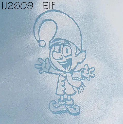 ibicci Elf Christmas PYO mesh stencil